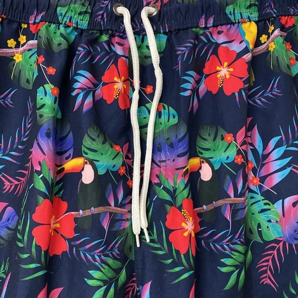 US Polo Assn Men’s Swim Trunks Size Large Side Pockets - Picture 2 of 10